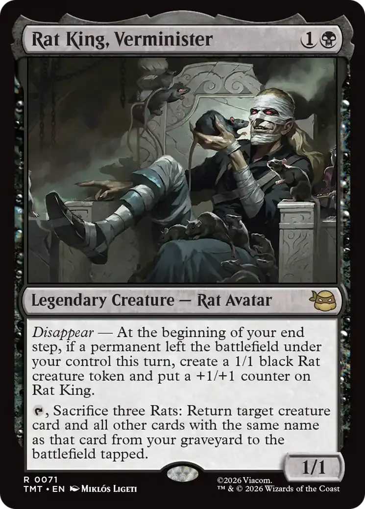 Rat King, Verminister [Teenage Mutant Ninja Turtles] 1