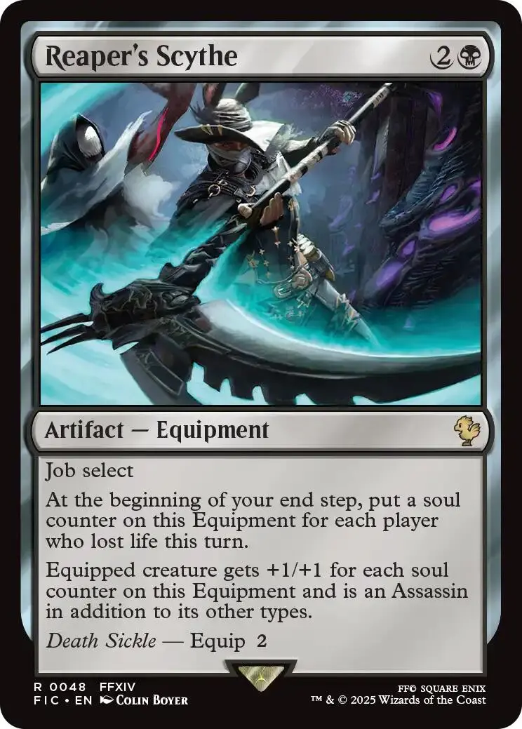 Reaper's Scythe (Surge Foil) [Final Fantasy Commander] 1