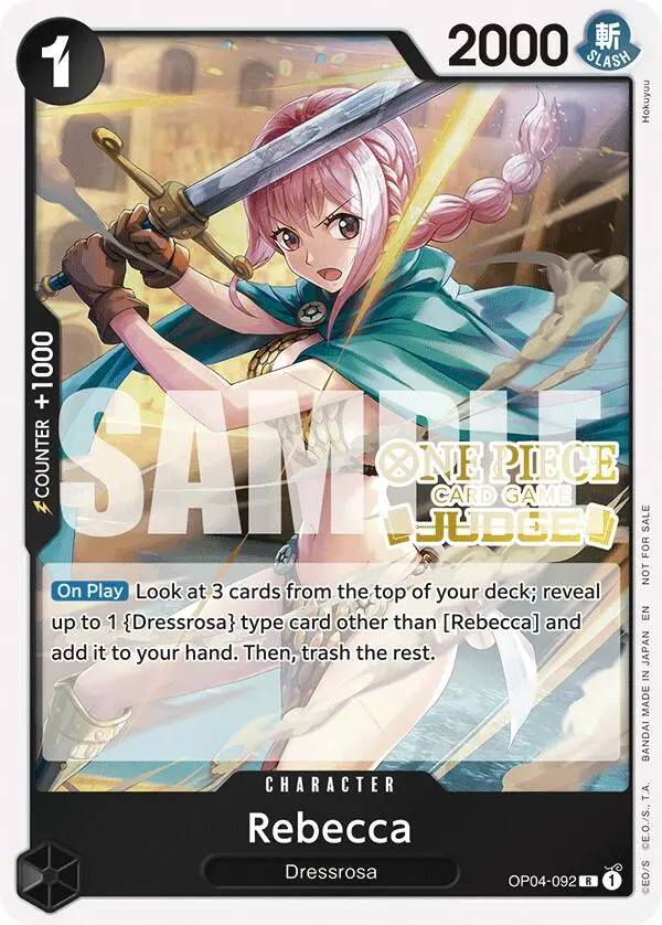 Rebecca (Judge Pack Vol. 6) [One Piece Promotion Cards] 1