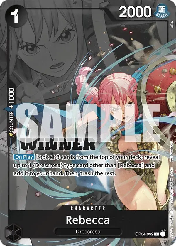 Rebecca (Winner Pack 2025 Vol. 2) [One Piece Promotion Cards] 1