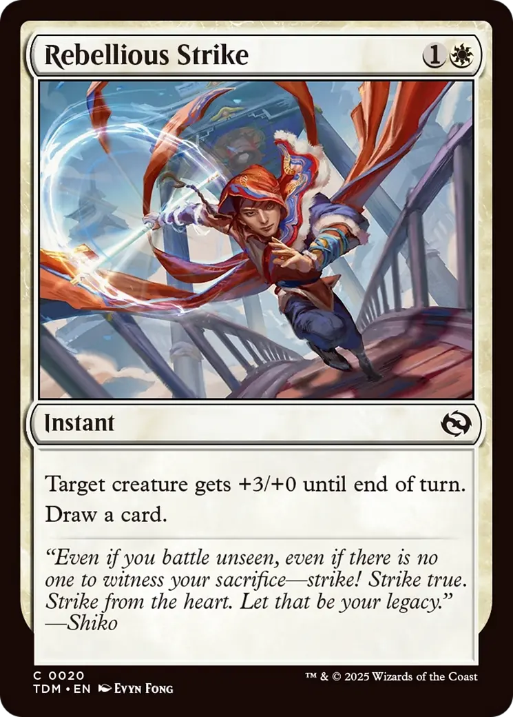 Rebellious Strike [Tarkir: Dragonstorm] 1