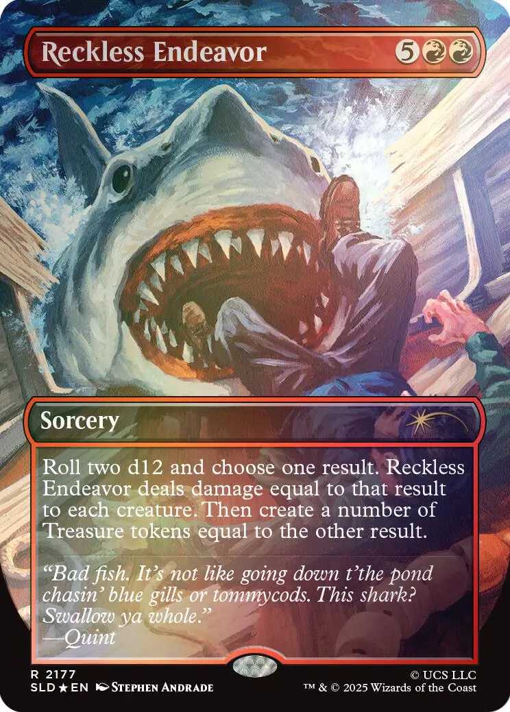 Reckless Endeavor (Rainbow Foil) [Secret Lair Drop Series] 1