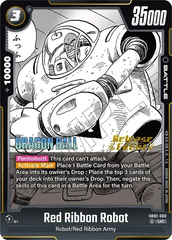 Red Ribbon Robot [Manga Booster 02 Release Event Cards] 1