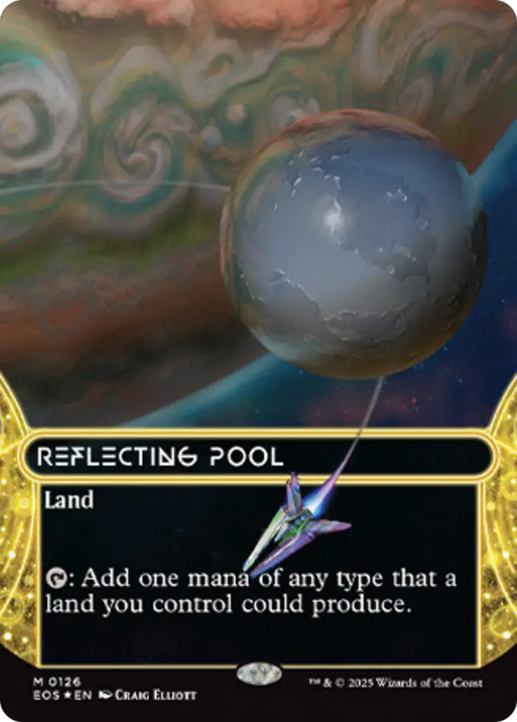 Reflecting Pool (0126) (Borderless) (Galaxy Foil) [Edge Of Eternities: Stellar Sights] 1