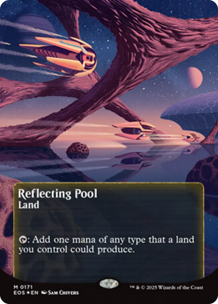 Reflecting Pool (0171) (Borderless) (Galaxy Foil) [Edge Of Eternities: Stellar Sights] 1