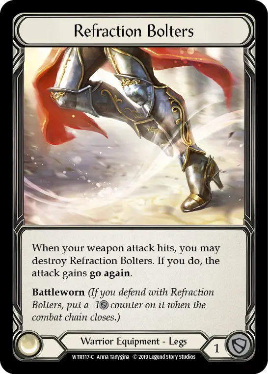 Refraction Bolters [Wtr117-C] Alpha Print Cold Foil 1