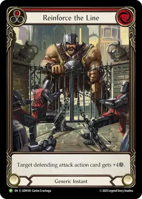 Reinforce The Line [Gem140] (Gem Pack 4)  Rainbow Foil 1