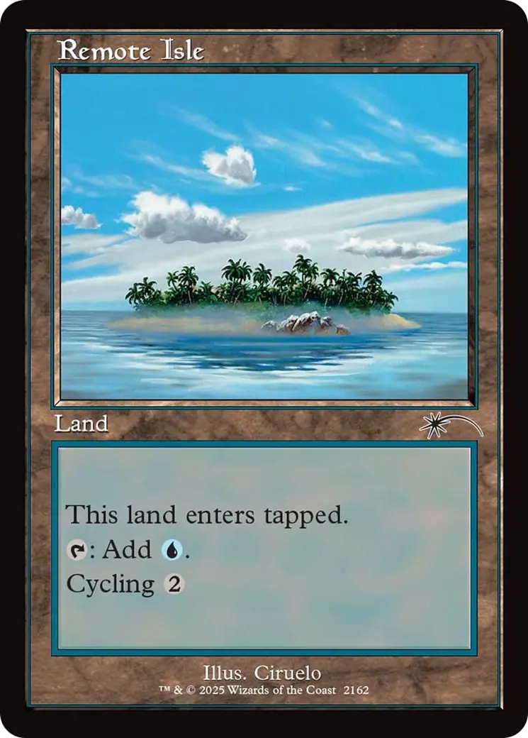 Remote Isle (Retro Frame) [Secret Lair Drop Series] 1