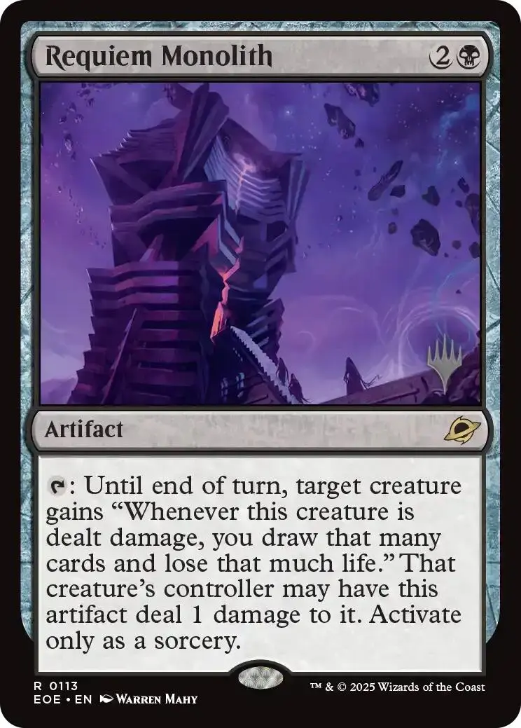 Requiem Monolith [Edge Of Eternities Promo Pack] 1