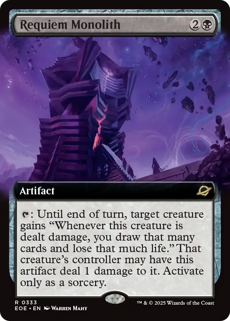 Requiem Monolith (Extended Art) [Edge Of Eternities] 1
