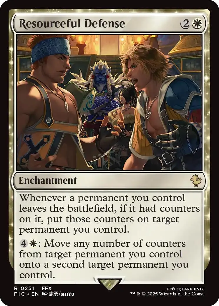 Resourceful Defense (Surge Foil) [Final Fantasy Commander] 1