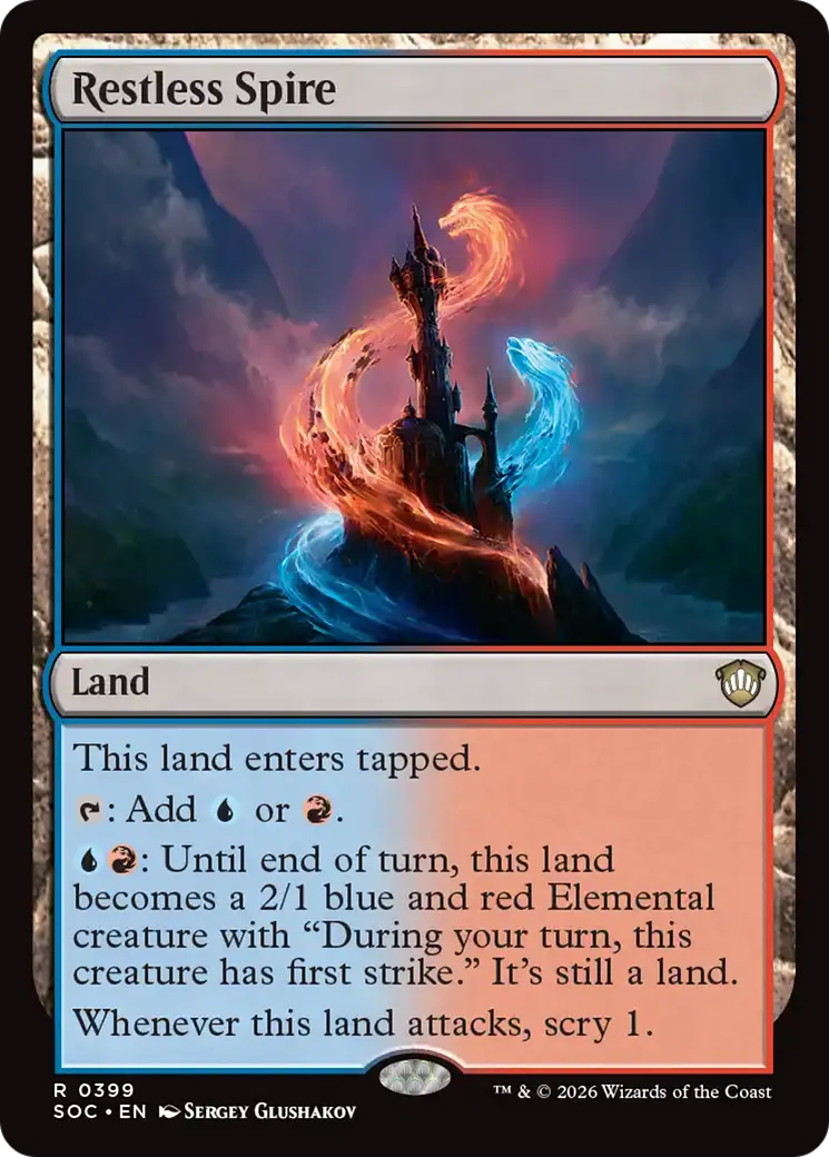 Restless Spire [Secrets Of Strixhaven Commander] 1