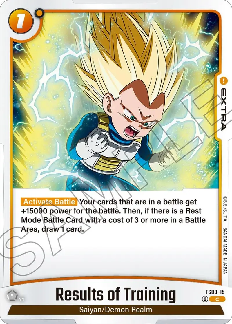 Results Of Training [Starter Deck: Vegeta (Mini) Super Saiyan 3] 1
