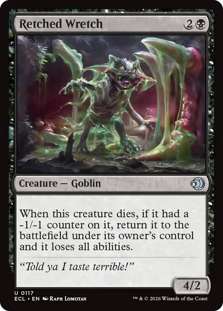 Retched Wretch [Lorwyn Eclipsed] 1