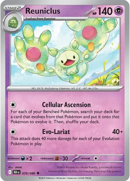 Reuniclus (039/086) [Scarlet & Violet: Black Bolt] 1