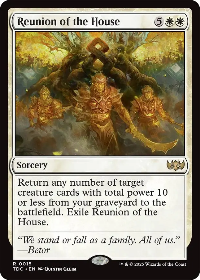 Reunion Of The House [Tarkir: Dragonstorm Commander] 1