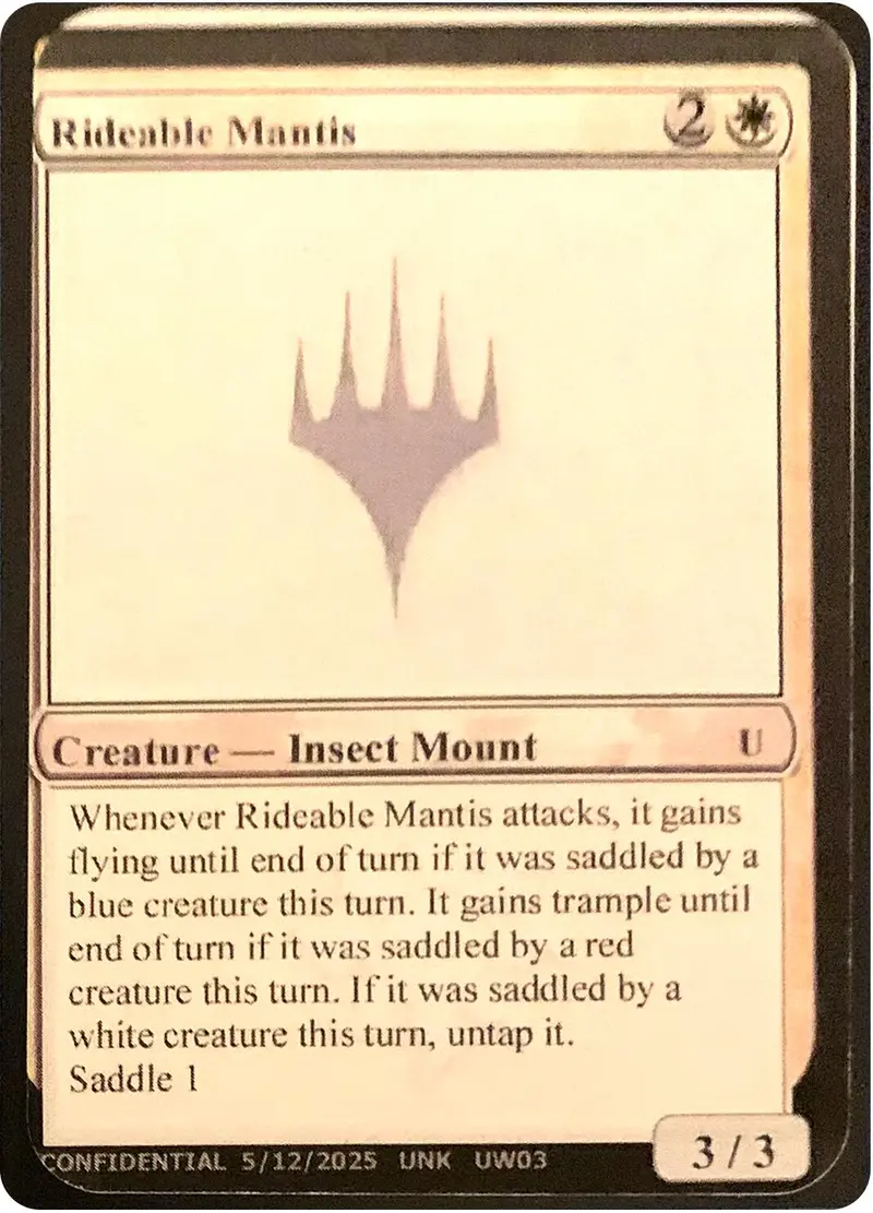 Rideable Mantis [Unknown Event] 1
