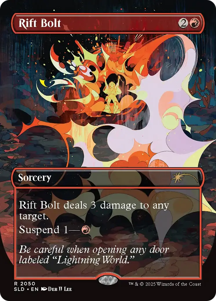 Rift Bolt (2050) (Rainbow Foil) [Secret Lair Drop Series] 1