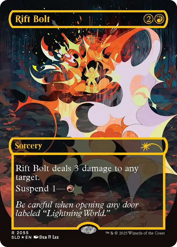 Rift Bolt (2055) (Raised Foil) [Secret Lair Drop Series] 1