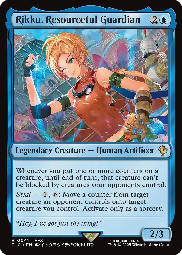 Rikku, Resourceful Guardian (Surge Foil) [Final Fantasy Commander] 1