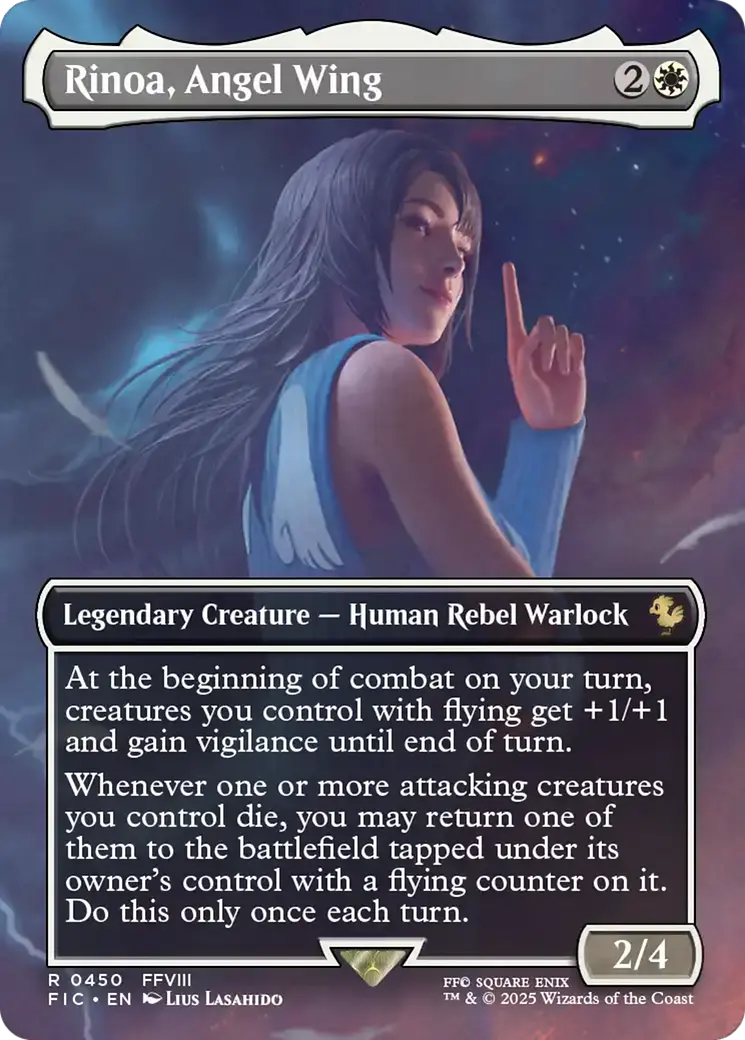Rinoa, Angel Wing (Borderless) [Final Fantasy Commander] 1