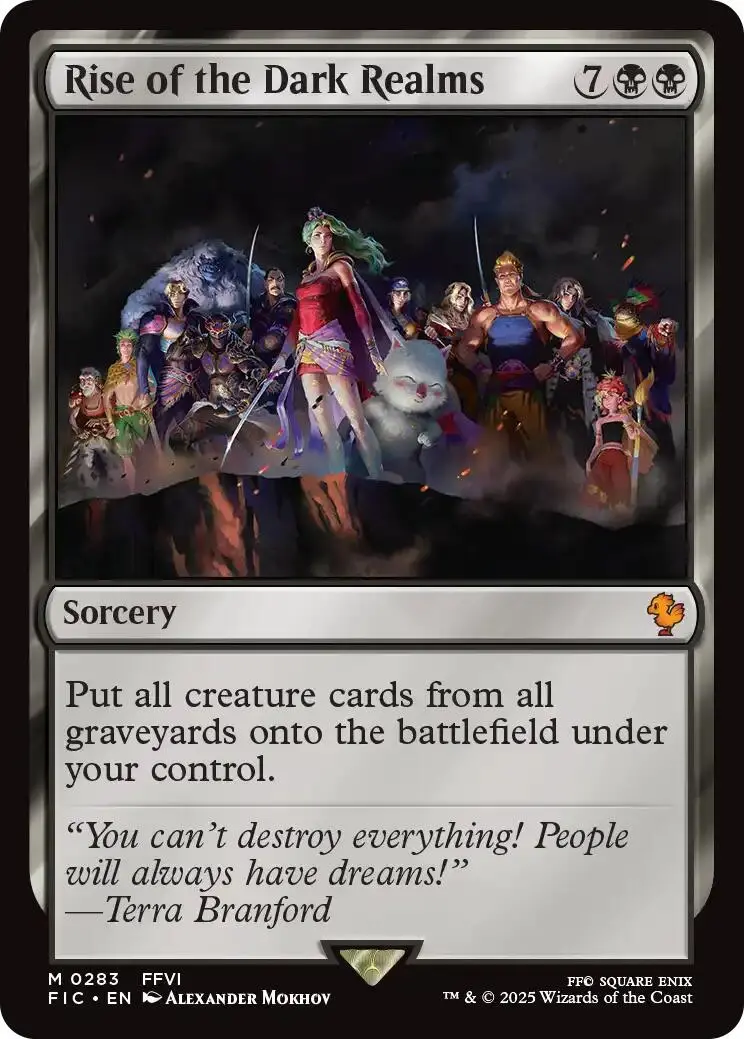 Rise Of The Dark Realms (Surge Foil) [Final Fantasy Commander] 1