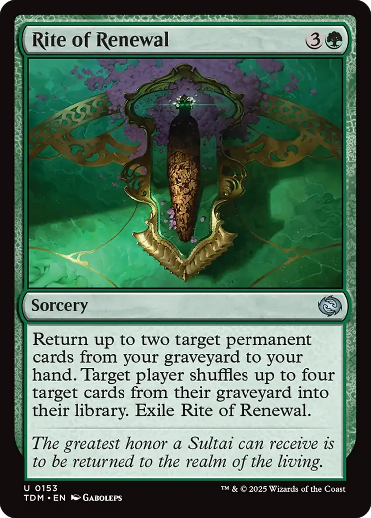 Rite Of Renewal [Tarkir: Dragonstorm] 1