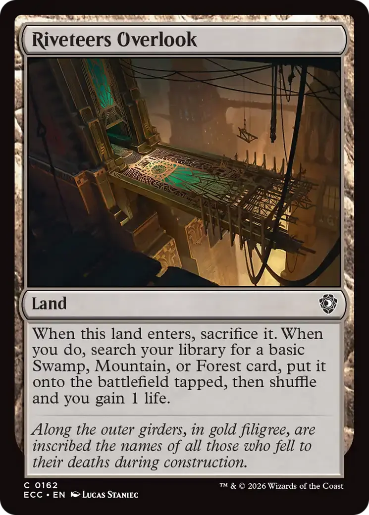 Riveteers Overlook [Lorwyn Eclipsed Commander] 1