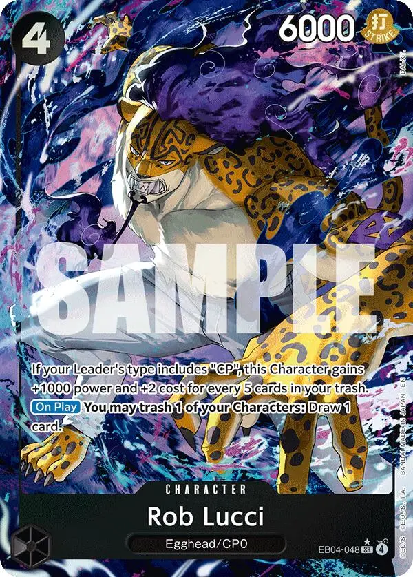 Rob Lucci (Alternate Art) [Adventure On Kami's Island] 1