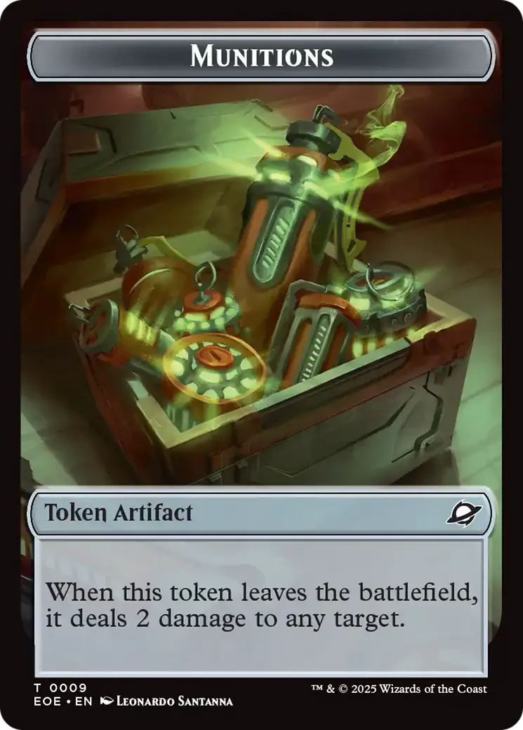 Robot // Munitions Double-Sided Token [Edge Of Eternities Tokens] 1