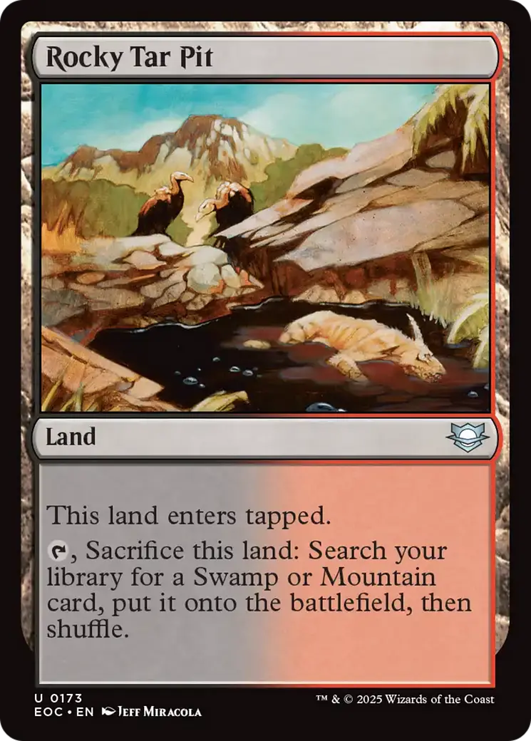 Rocky Tar Pit [Edge Of Eternities Commander] 1