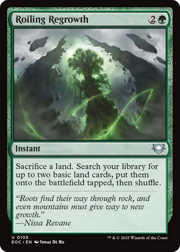 Roiling Regrowth [Edge Of Eternities Commander] 1