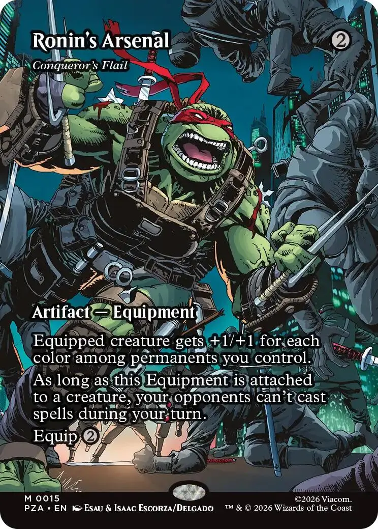 Ronin's Arsenal - Conqueror's Flail (Borderless) [Teenage Mutant Ninja Turtles Eternal-Legal] 1