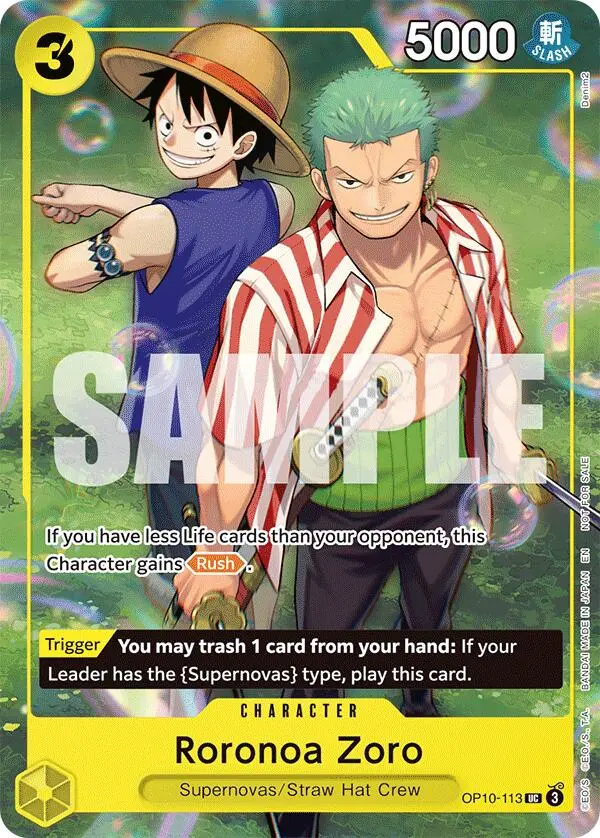 Roronoa Zoro (Learn Together Deck Set - Set Sail Event) [One Piece Promotion Cards] 1