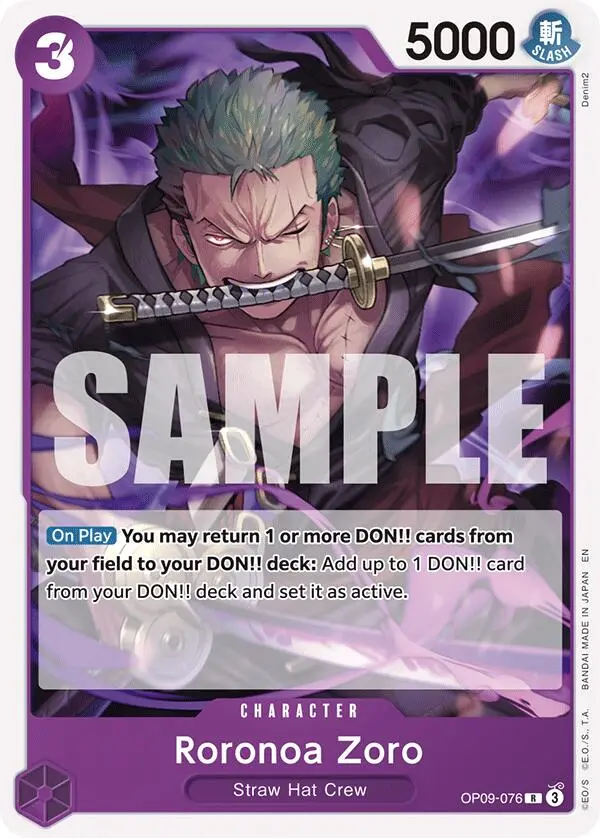 Roronoa Zoro (Reprint) [Starter Deck: Purple/Black Monkey.D.Luffy] 1