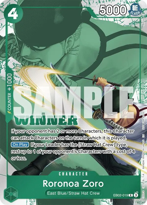 Roronoa Zoro (Winner Pack 2025 Vol. 3) [One Piece Promotion Cards] 1