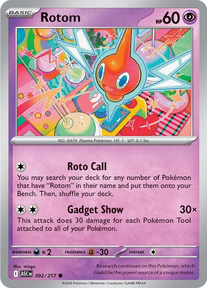 Rotom (092/217) [Mega Evolution: Ascended Heroes] 1