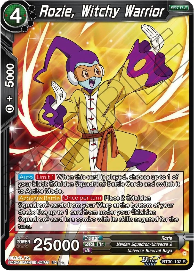 Rozie, Witchy Warrior (Bt30-102) [Three Glorious Fighters] 1