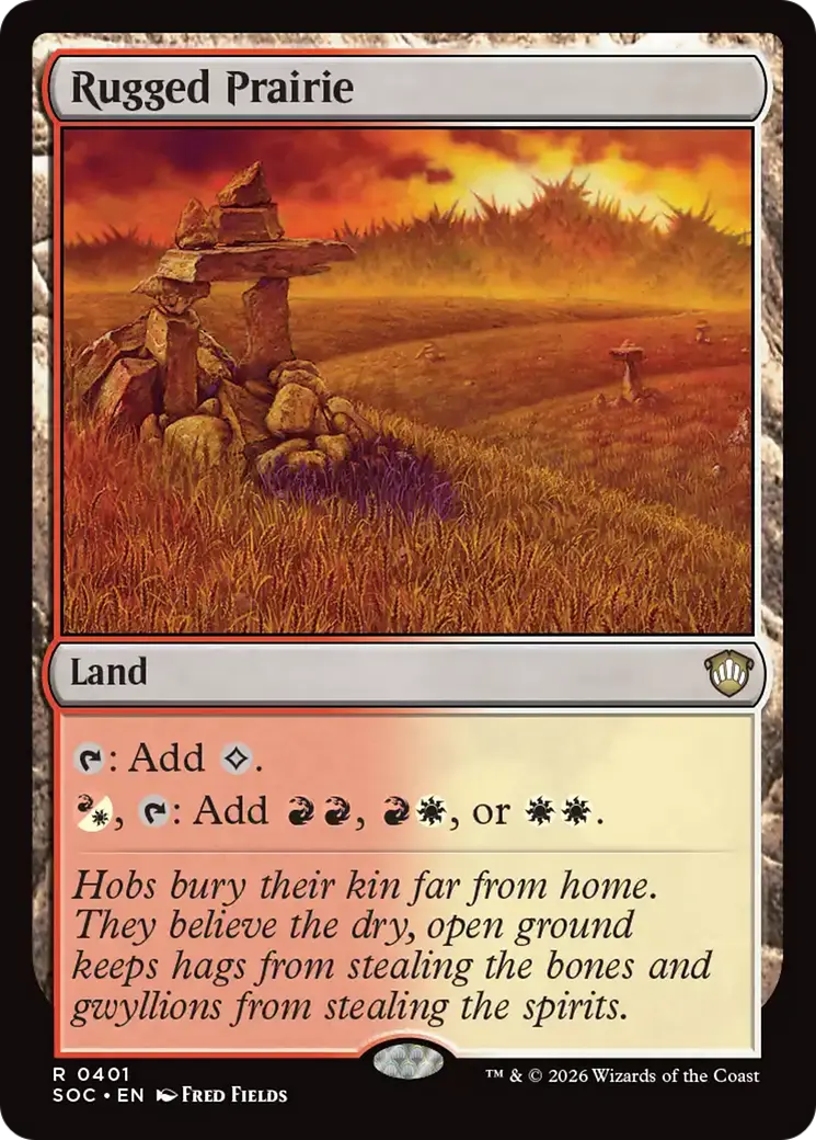 Rugged Prairie [Secrets Of Strixhaven Commander] 1