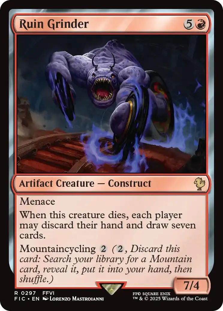 Ruin Grinder (Surge Foil) [Final Fantasy Commander] 1