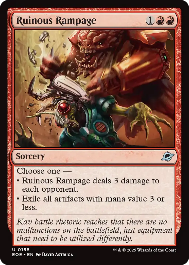 Ruinous Rampage [Edge Of Eternities] 1