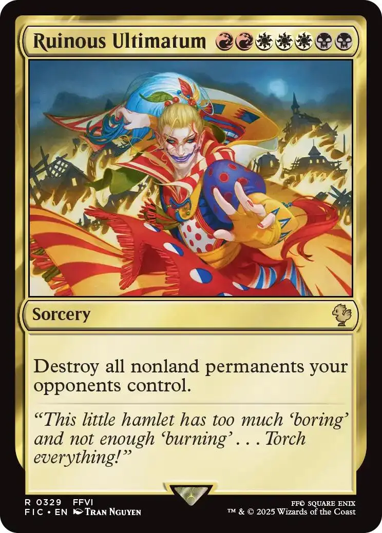 Ruinous Ultimatum (Surge Foil) [Final Fantasy Commander] 1