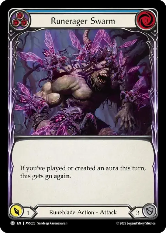 Runerager Swarm (Blue) [Avs025] (Armory Deck: Legends Viserai) 1