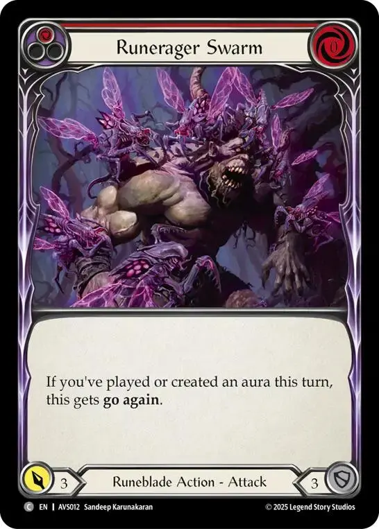 Runerager Swarm (Red) [Avs012] (Armory Deck: Legends Viserai) 1