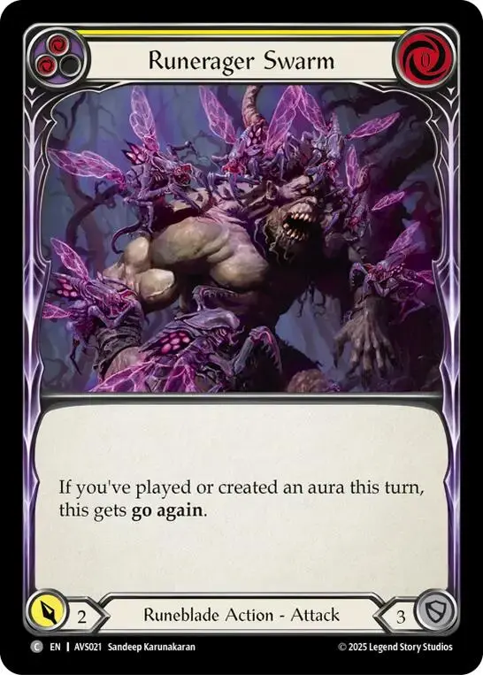 Runerager Swarm (Yellow) [Avs021] (Armory Deck: Legends Viserai) 1