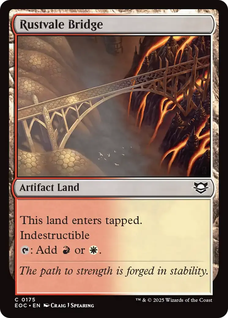 Rustvale Bridge [Edge Of Eternities Commander] 1