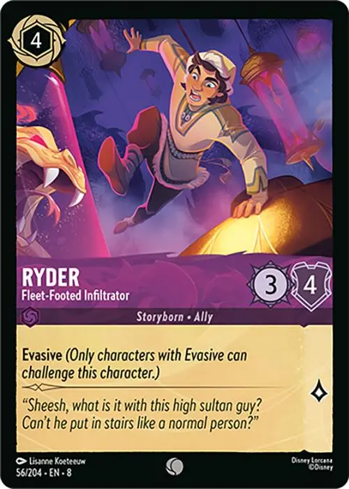 Ryder - Fleet-Footed Infiltrator (56/204) [Reign Of Jafar] 1