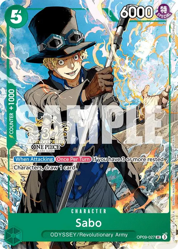Sabo (Op09-027) (3Rd Anniversary Tournament 3 Brothers Pack [Carrying On His Will: 3Rd Anniversary Tournament Cards] 1