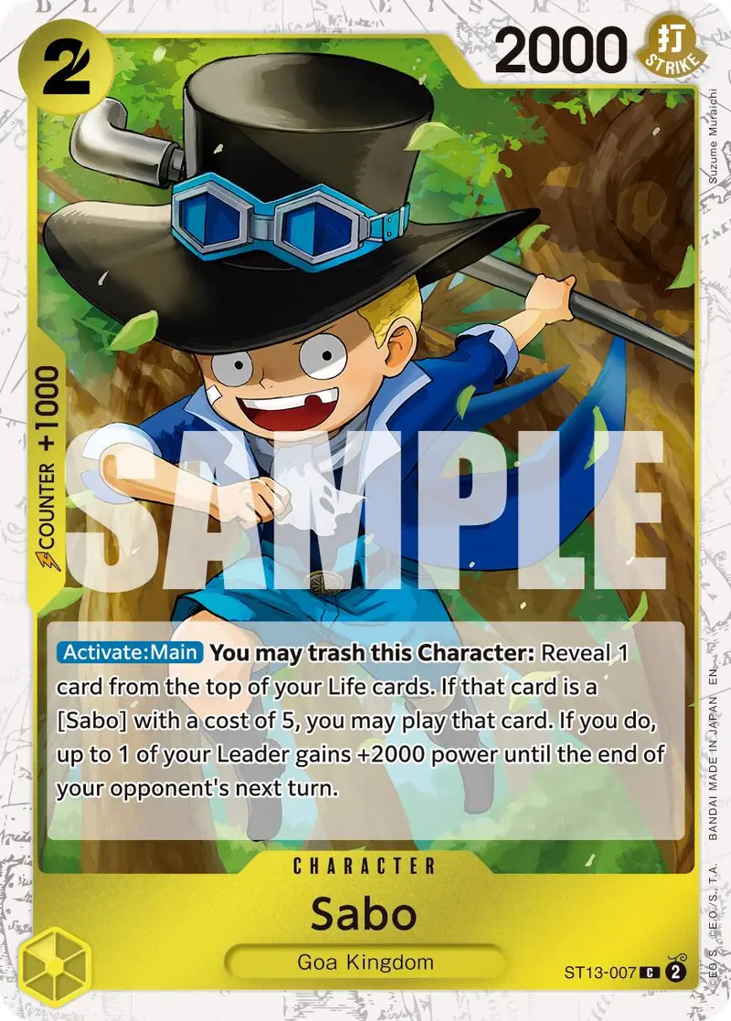 Sabo (St13-007) (Pirate Foil) [Premium Booster -The Best- Vol. 2] 1