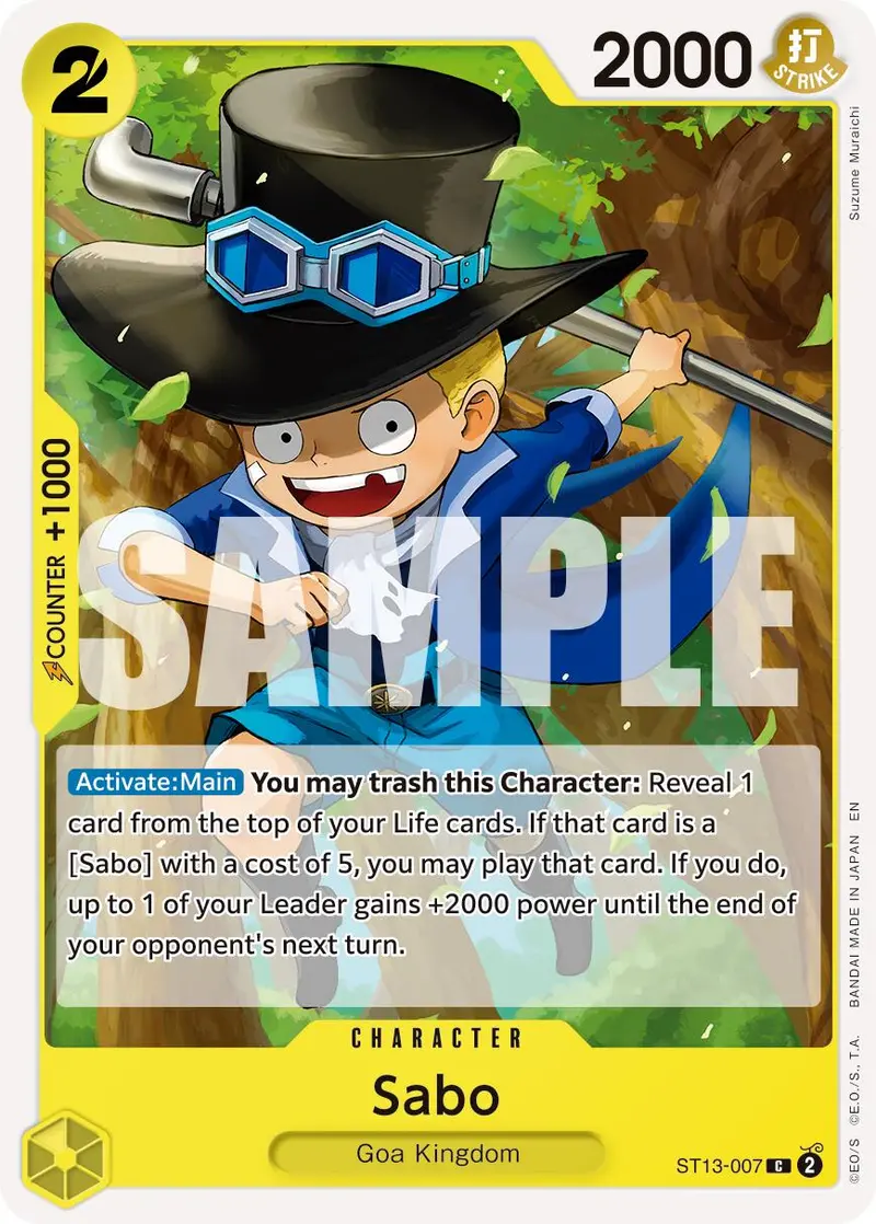 Sabo (St13-007) (Reprint) [Premium Booster -The Best- Vol. 2] 1